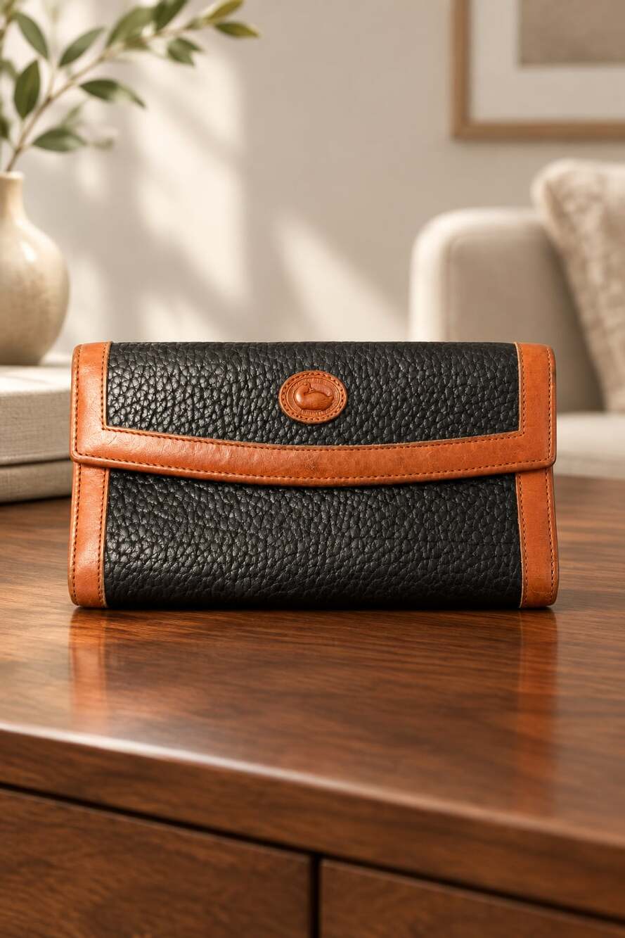 Dooney & Bourke Vintage Pebbled Leather Wallet